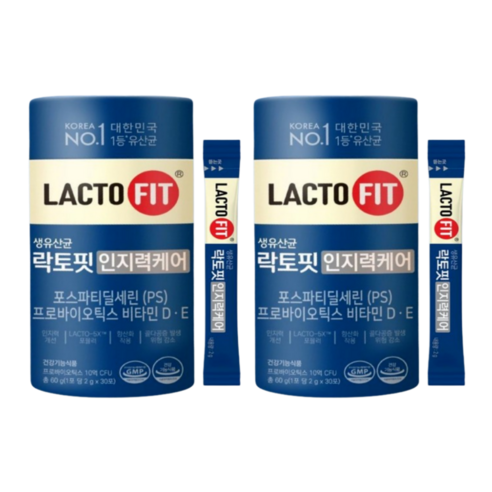 종근당건강 락토핏 인지력케어 피에스 유산균 2개월분