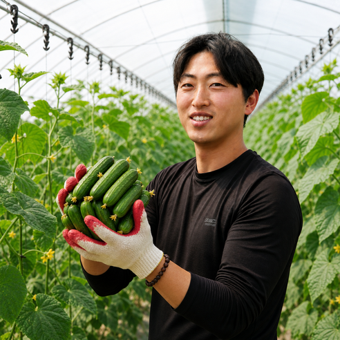 미니오이 스낵오이 1kg 2kg 농부직판 특가 피클 샐러드, 1박스, 미니오이 2kg