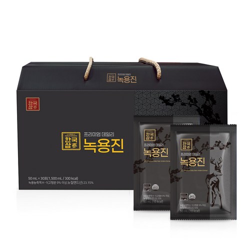 한국삼 프리미엄 데일리 녹용진 (50ml x 30포)