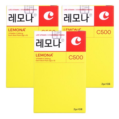 레모나산 비타민C 500mg 10P, 20g, 3세트