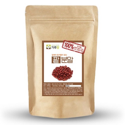 가루랑 100% 국산 팥(생)분말 선식 1kg