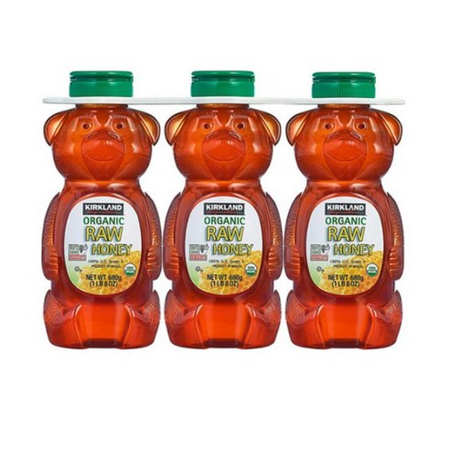 커클랜드 오가닉 곰돌이 허니 꿀 680g 3개 Kirkland