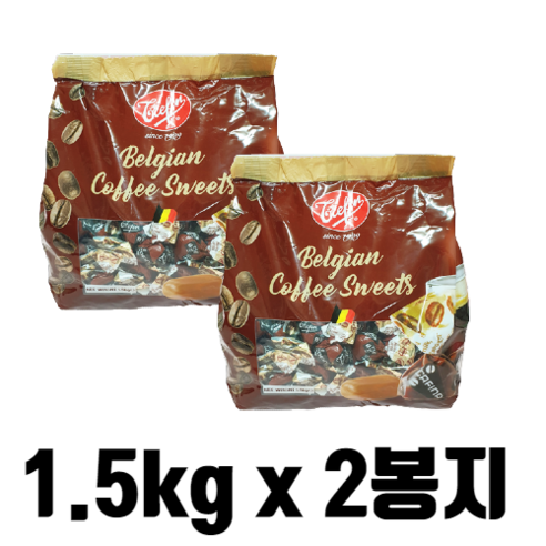 트레핀 커피맛 캔디, 1.5kg, 2개