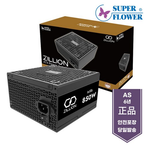 슈퍼플라워 SuperFlower 파워 SF-850Z12DB 850W Zillion DB ETA실버 ATX3.1 저소음인증