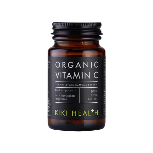 키키헬스 유기농 비타민C 50캡슐 항산화 면역 피부 활력 영국산비타민 비건 뉴트리션 kikihealth, 1개, 50정