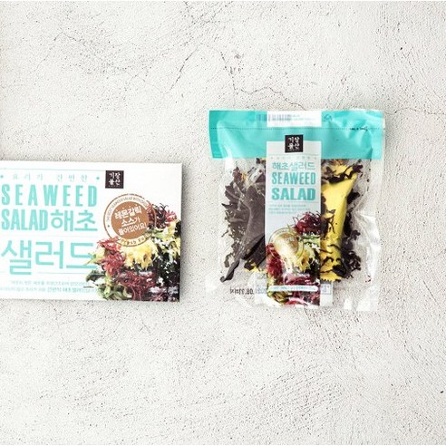 [산지직송] 부산 기장물산 요리가 간편한 해초샐러드 + 레몬갈릭소스, 10개
