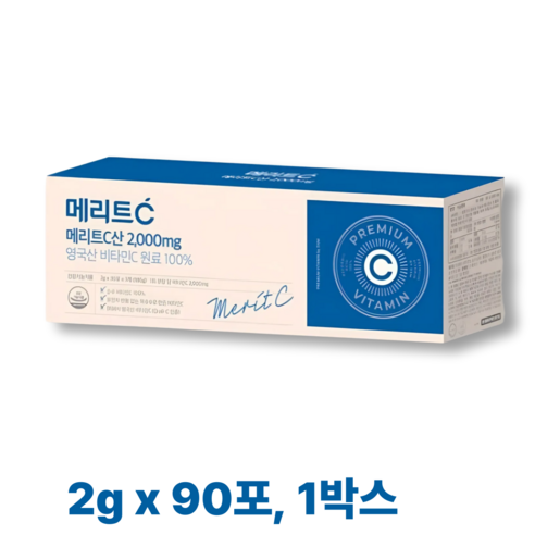 휴온스 비타민 메리트 C 산 2000mg 3개월분, 90포 1박스