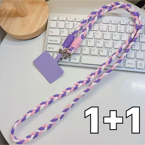 우아한클릭 1+1 분실방지 휴대폰 목걸이 스트랩
