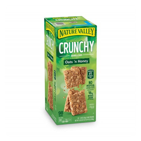 Nature Valley 네이쳐벨리 크런치 오츠앤허니 Crunchy 1팩