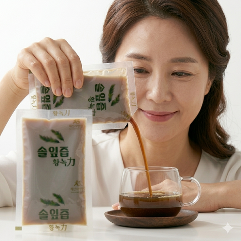 솔잎즙( A 더 진한 솔잎즙황녹력 자연초농산, 51개, 105ml