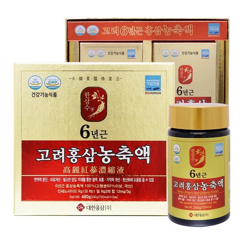 6년근 고려 홍삼정 떠먹는 홍삼 달임액 진액 농축액