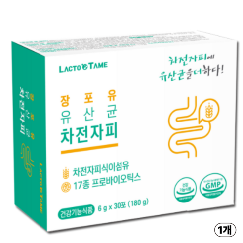 락토테미 장포유 유산균 차전자피 식이섬유 17종 프로바이오틱스 건강기능식품