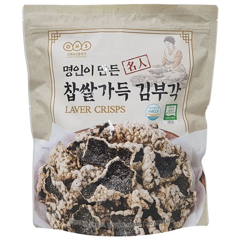 오희숙전통부각 명인이 만든 찹쌀 가득 김부각 240g, 240g, 1개