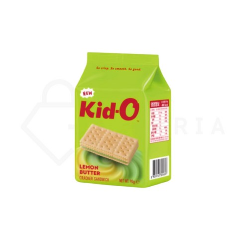 키도 크래커 버터향 앤 레몬향 샌드위치, 8개, 90g