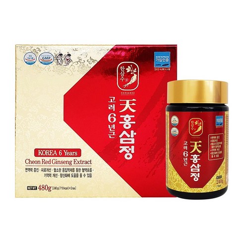 한삼수 천홍삼정 2p *1, 1, 240g