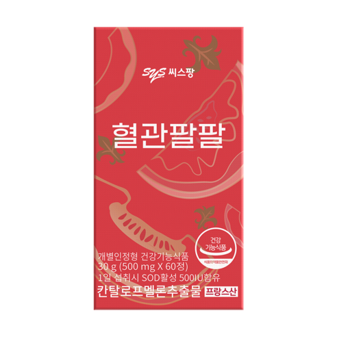 씨스팡 본사 칸탈로프 멜론 SOD 혈관팔팔, 60정, 1개