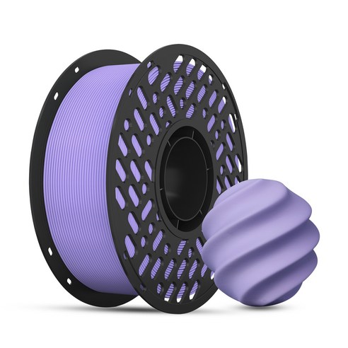 3D프린터 매트 PLA 필라멘트 1.75mm 1kg 무광 뱀부랩 P1S X1C A1 호환, 라벤더 퍼플, 무광 시리즈