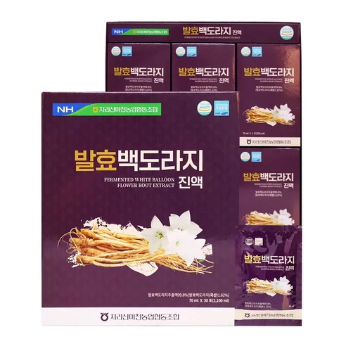 지리산마천농협 발효 백도라지 진액 70ml x 30포