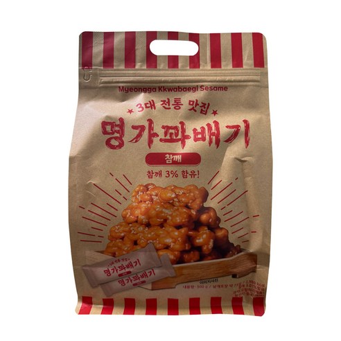 명가꽈배기 참깨맛 탕비실 간식 개별포장 과자 스낵