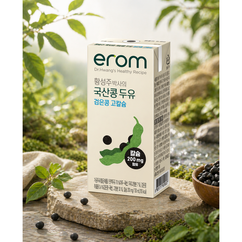 이롬 국산콩 검은콩 고칼슘 두유