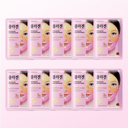 FASEN 미백마스크팩 4종 세트 콜라겐팩 B3 화이트닝마스크팩 대용량 콜라겐마스크팩 30ml