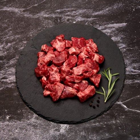 [농협안심한우] 1+ 한우 국거리 양지 300g, 3개, 300g