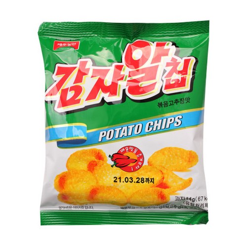 제주농연 감자알칩 매콤한 볶음 고추장맛