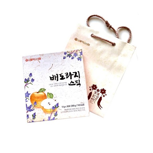 서울약사신협 국내산 배도라지 스틱 30포 2세트(쇼핑백포함)