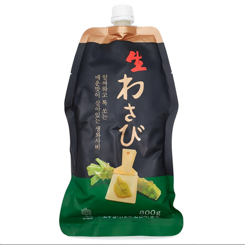 [대용량] 생와사비 800g x 10팩 / 와사비 / 초밥용 / 요리용, 800g, 10개