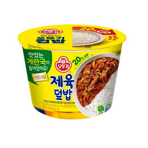 오뚜기 즉석국 컵밥 제육덮밥, 315g, 5개