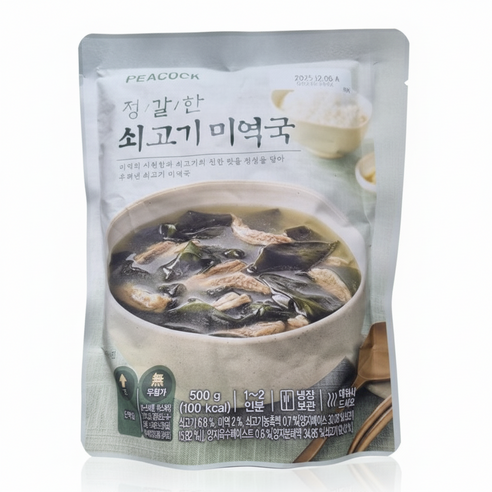 골든싸이]PK_정갈한 쇠고기미역국 500g 4개