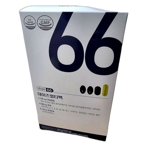 올인원 남성 여성 종합비타민 하루한포 간편 섭취 영양소 균형 포장 편리한 멀티비타민, 66포, 1개, 1정, 1개