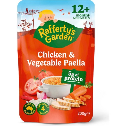 래퍼티스 가든 치킨 베지터블 빠에야, 200g, 1개