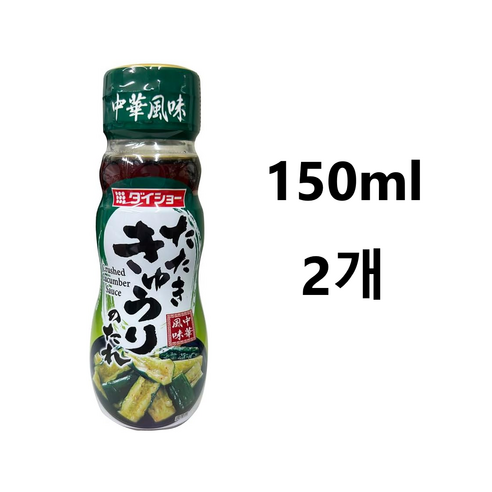 다이쇼 맛있게 썰어 오이용 양념장 150g x 2개입 일본 오이무침