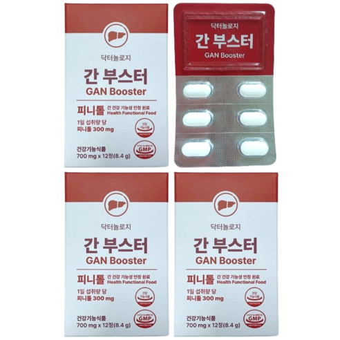 닥터놀로지 간부스터 의사개발 간건강기능식품 피니톨 밀크씨슬 간건강 실리마린