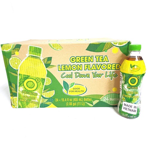 베트남  레몬향 그린티 GREEN TEA LEMON (455ml x 24ea)