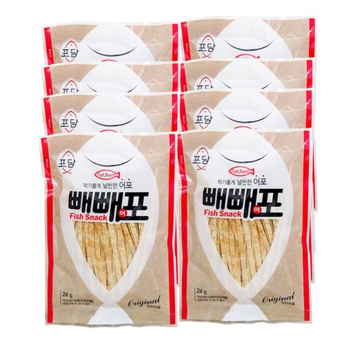 포담 빼빼어포 24g x 8개, 24g, 8개
