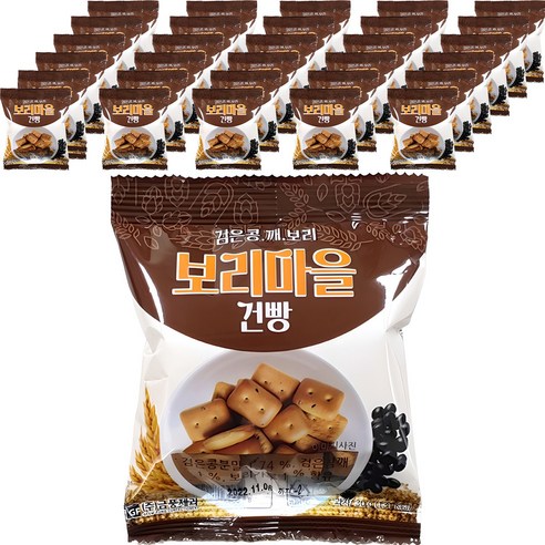 금풍제과 검은콩깨 보리건빵, 30g, 50개