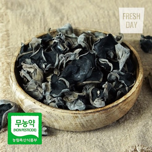 [프레시데이] 국내산 무농약 프리미엄 건 목이버섯 정품, 3개, 100g