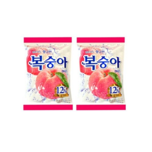 롯데웰푸드 복숭아 캔디