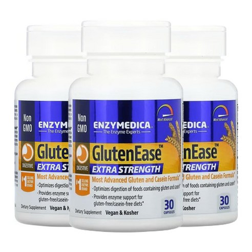 엔지메디카 Enzymedica GlutenEase 글루텐이즈 30캡슐 3팩