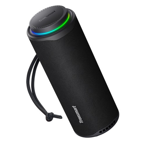 Tronsmart T8 휴대용 무선 블루투스 스피커 40W 캠핑용 LED IPX7방수 야외용 18시간재생, 블랙, Tronsmart T8