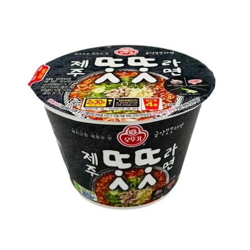 오뚜기 제주똣똣라면 용기 100g