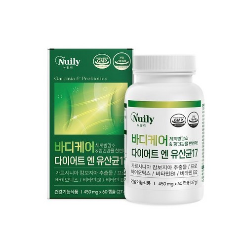 바디케어 다이어트 엔 유산균17 450mg x 60캡