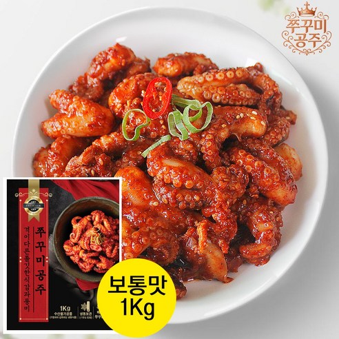 쭈꾸미공주1Kg보통맛 유통과정축소 실속과품격을담은 양념쭈꾸미볶음 캠핑요리 쭈꾸미 밀키트