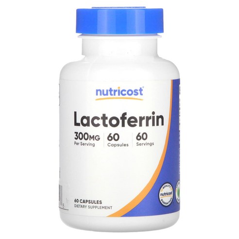 뉴트리코스트 락토페린 300mg 캡슐 60정, 60정, 1개