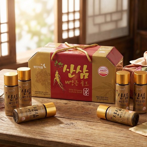 영진약품 산삼 배양근 골드 선물세트 100ml x 20병