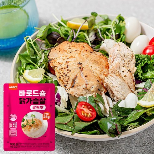 아침 바로드숑 맛있는 실온보관 이지컷 닭가슴살 갈릭 (100g ) 10팩, 100g, 10개