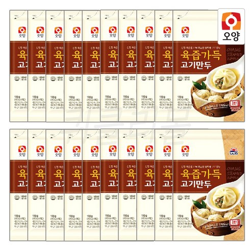 (사조오양) 육즙가득 고기만두, 180g, 20개