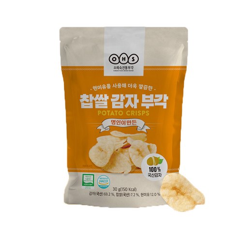 오희숙부각 찹쌀 감자부각